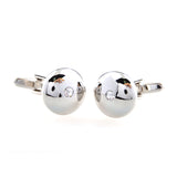 Crystal Zircon Cufflinks