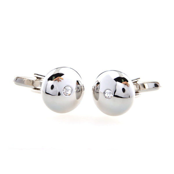 Crystal Zircon Cufflinks