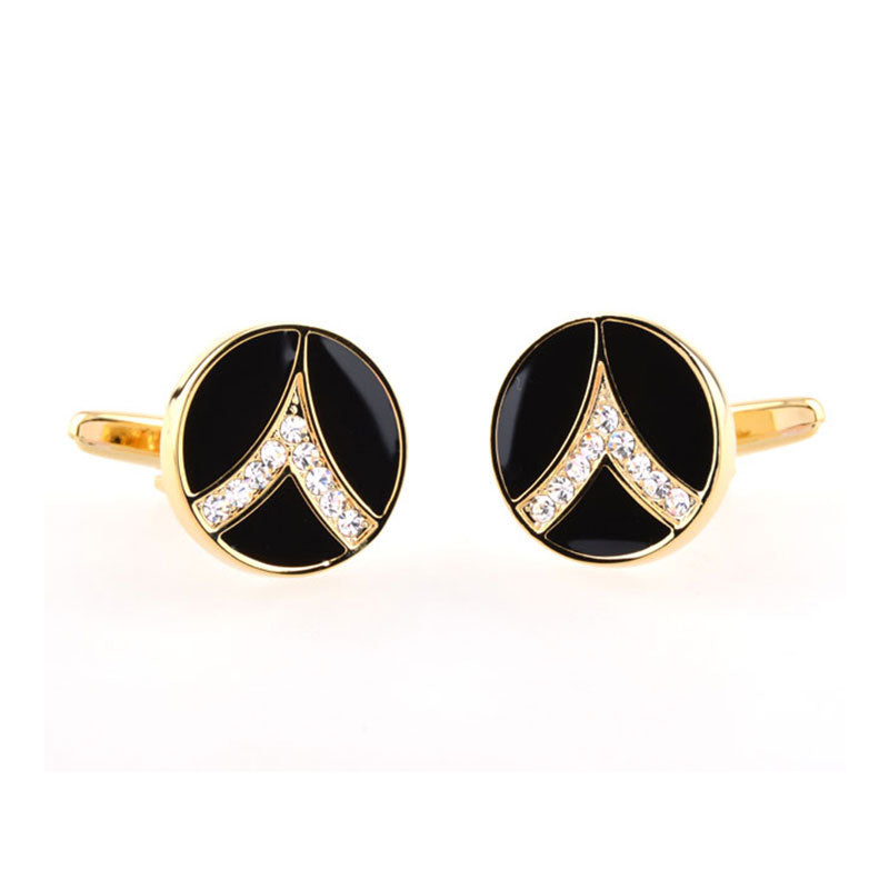 Crystal Zircon Cufflinks