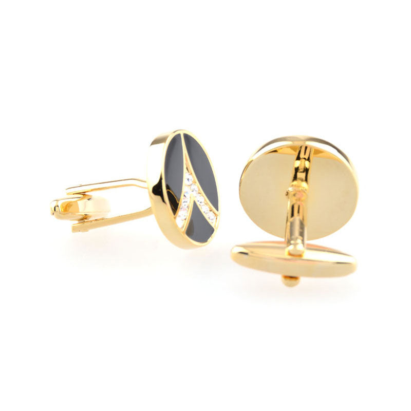 Crystal Zircon Cufflinks