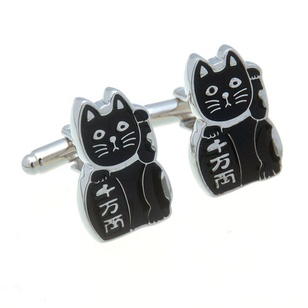Cartoon Anime Enamel Dropping Glue Cufflinks