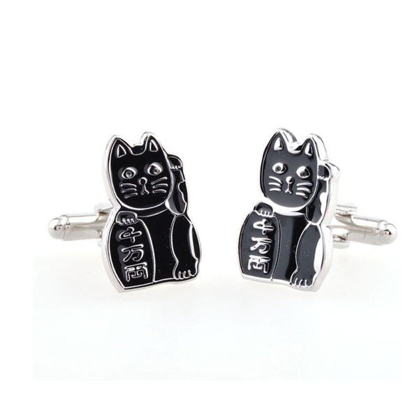 Cartoon Anime Enamel Dropping Glue Cufflinks