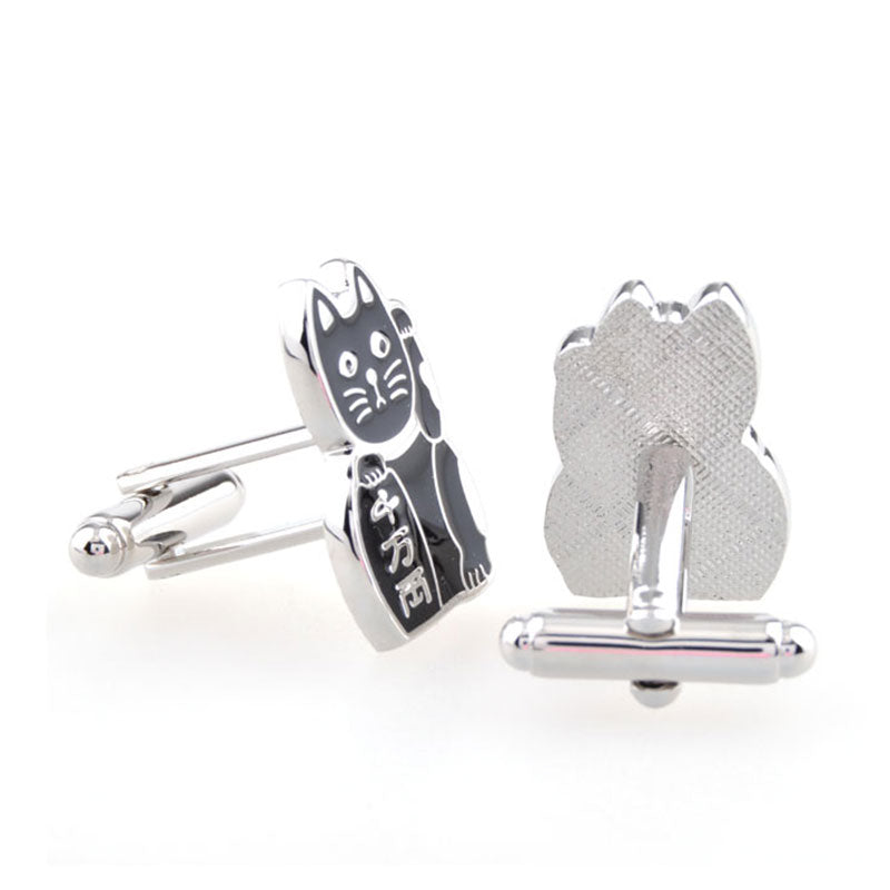 Cartoon Anime Enamel Dropping Glue Cufflinks