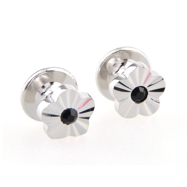 Crystal Zircon Collar Studs