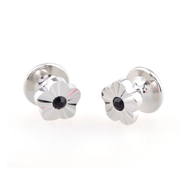 Crystal Zircon Collar Studs