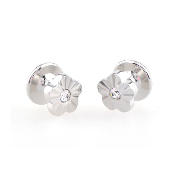 Crystal Zircon Collar Studs