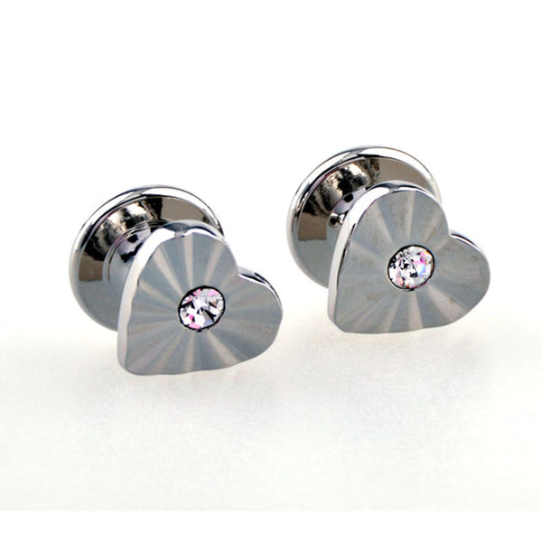 Crystal Zircon Collar Studs