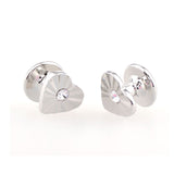 Crystal Zircon Collar Studs