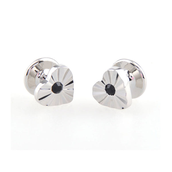 Crystal Zircon Collar Studs