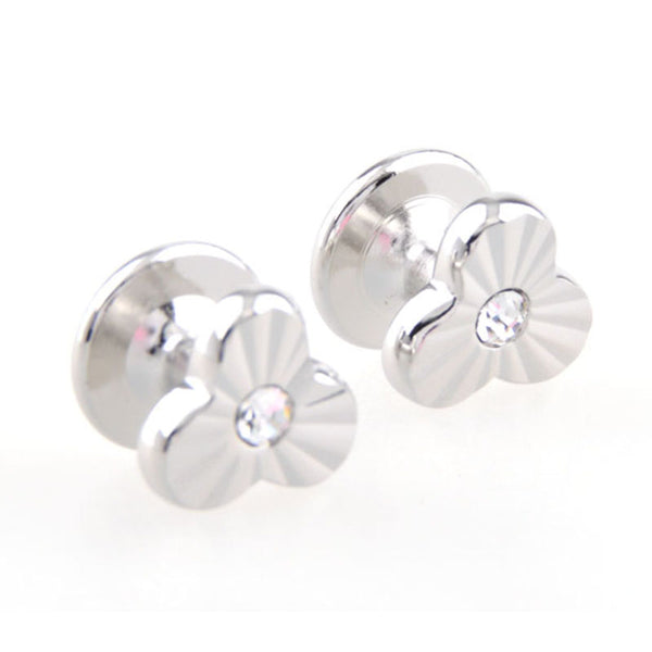 Crystal Zircon Collar Studs