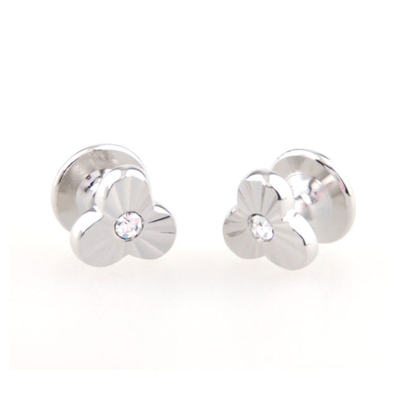 Crystal Zircon Collar Studs