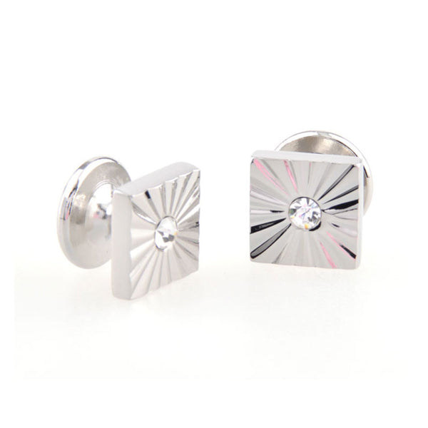 Crystal Zircon Collar Studs
