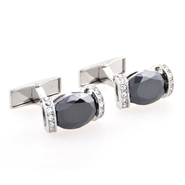 Crystal Zircon Cufflinks