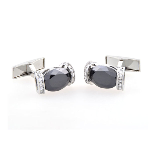Crystal Zircon Cufflinks