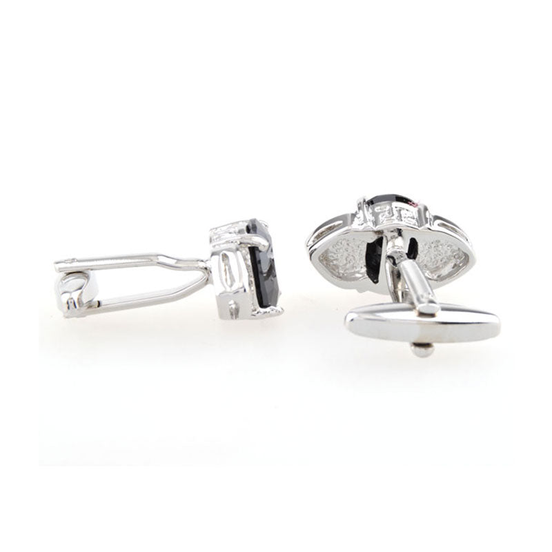 Crystal Zircon Cufflinks