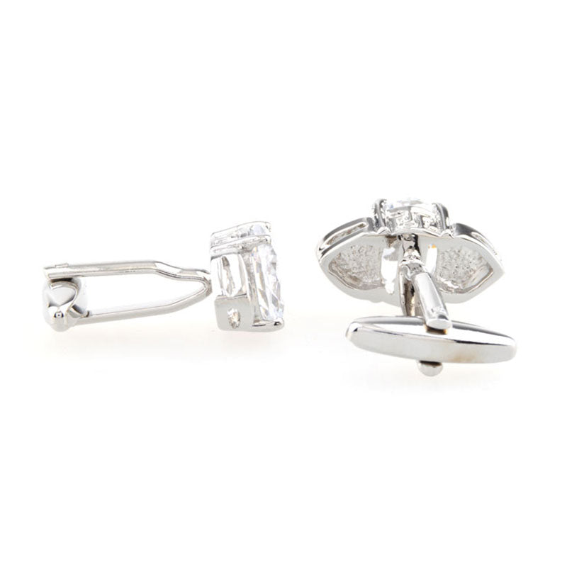 Crystal Zircon Cufflinks