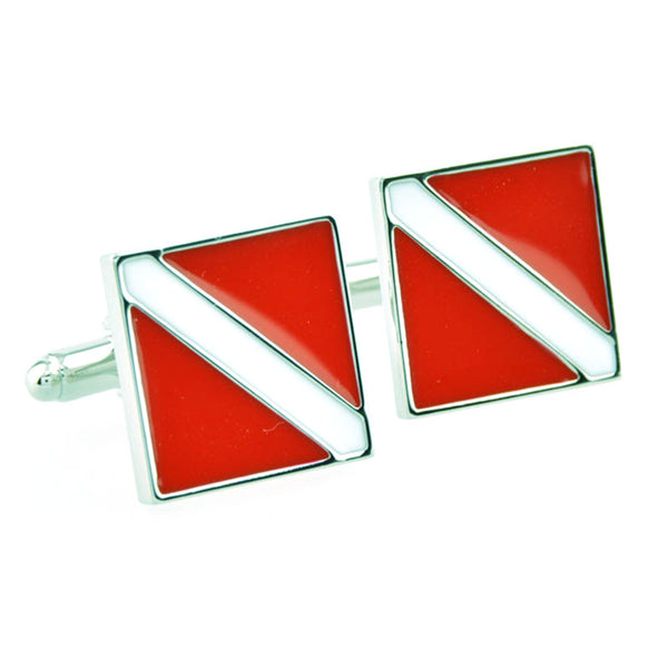 Enamel Dropping Glue Cufflinks