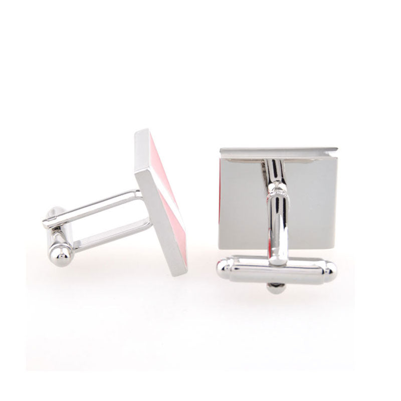 Enamel Dropping Glue Cufflinks