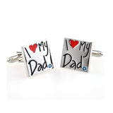 Festivals Wedding Reception Enamel Dropping Glue Cufflinks