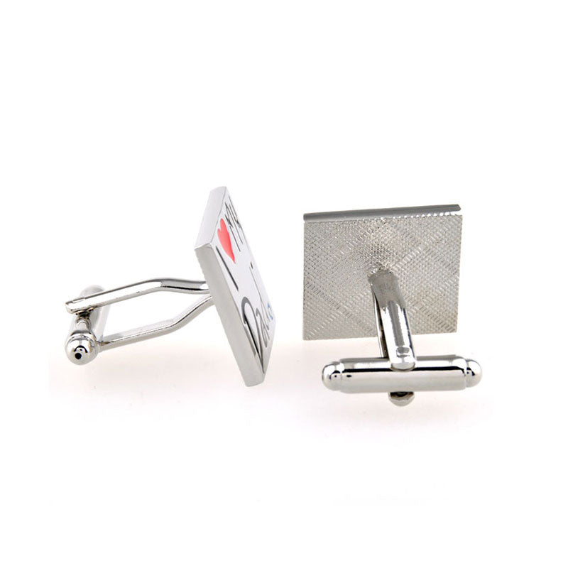 Festivals Wedding Reception Enamel Dropping Glue Cufflinks