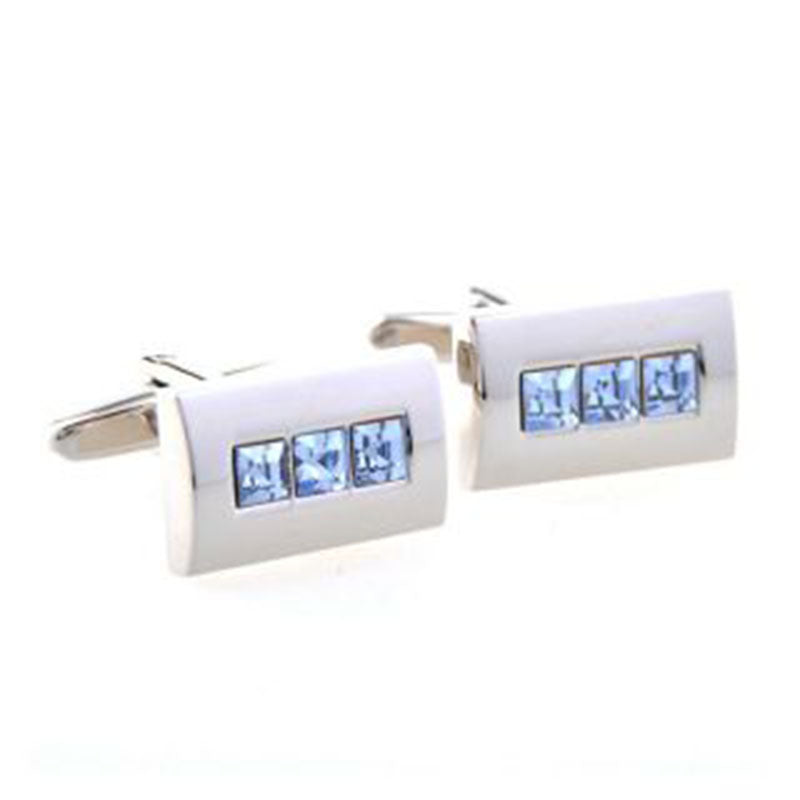 Crystal Zircon Cufflinks