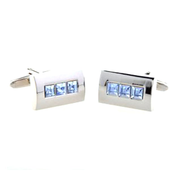 Crystal Zircon Cufflinks