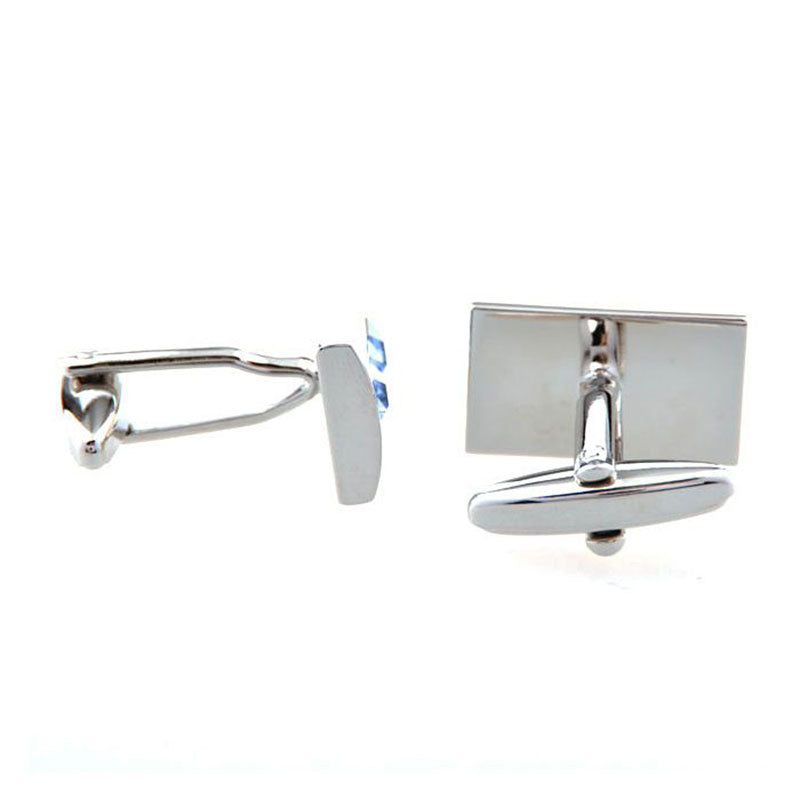 Crystal Zircon Cufflinks