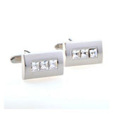 Crystal Zircon Cufflinks