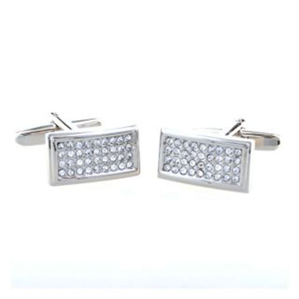 Crystal Zircon Cufflinks