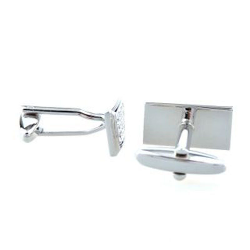 Crystal Zircon Cufflinks