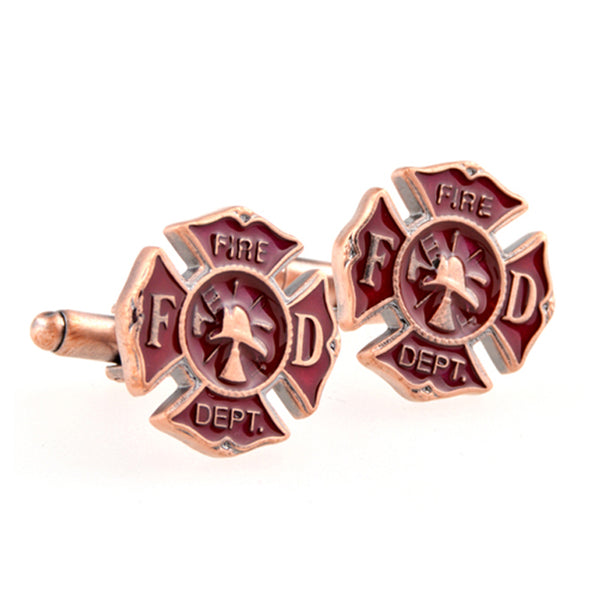 Enamel Dropping Glue Cufflinks