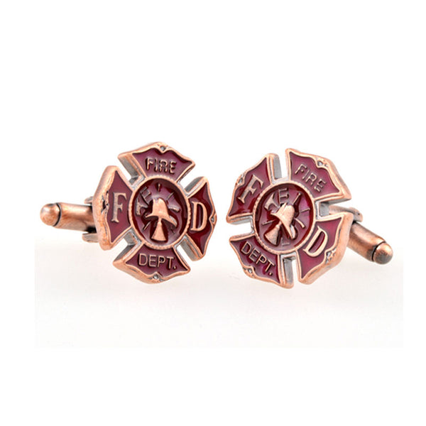 Enamel Dropping Glue Cufflinks