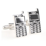 Sports Technology Plain Colour Metal Cufflinks