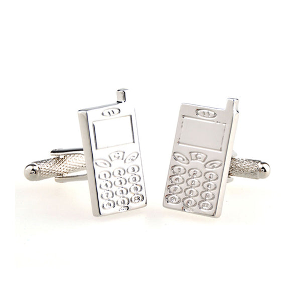 Sports Technology Plain Colour Metal Cufflinks