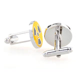 Enamel Dropping Glue Cufflinks