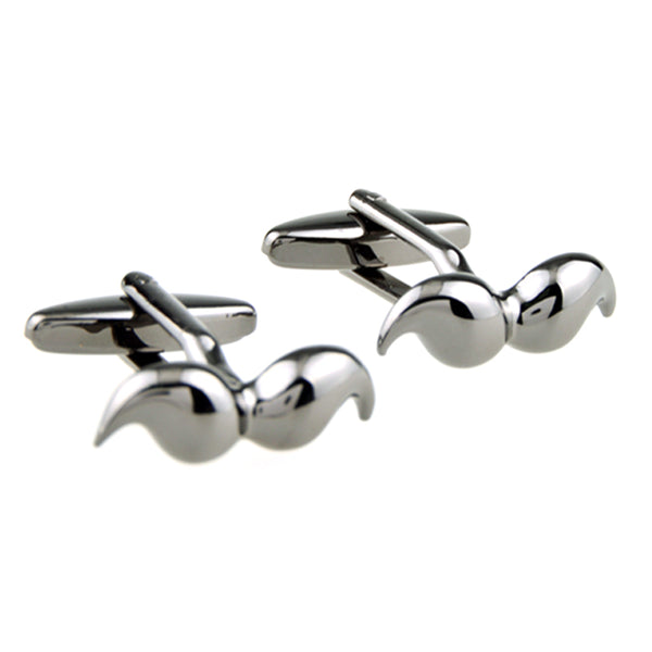 Interesting Skull Plain Colour Metal Cufflinks