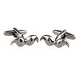 Interesting Skull Plain Colour Metal Cufflinks