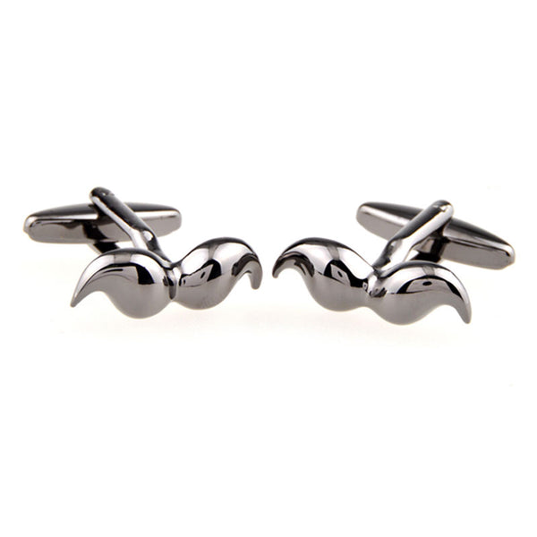 Interesting Skull Plain Colour Metal Cufflinks