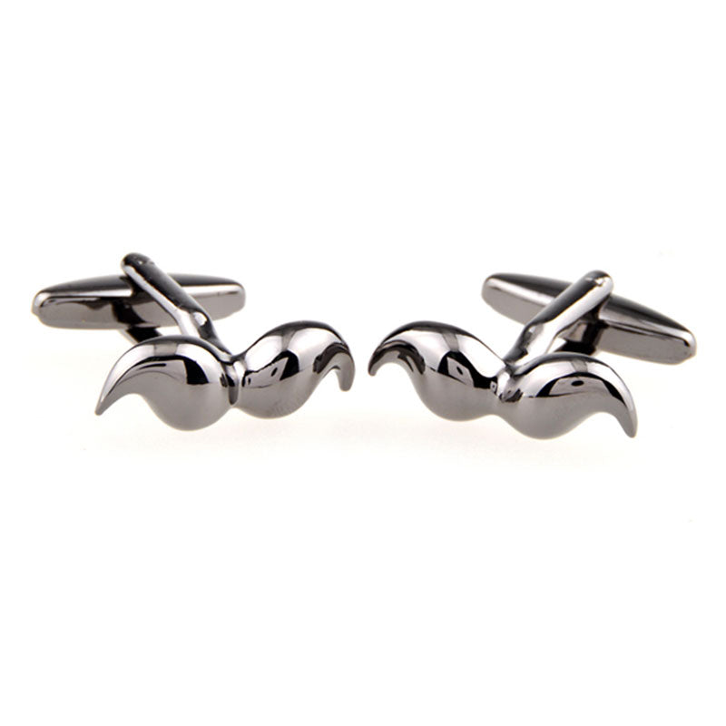Interesting Skull Plain Colour Metal Cufflinks