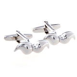 Interesting Skull Plain Colour Metal Cufflinks