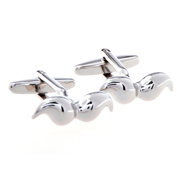 Interesting Skull Plain Colour Metal Cufflinks