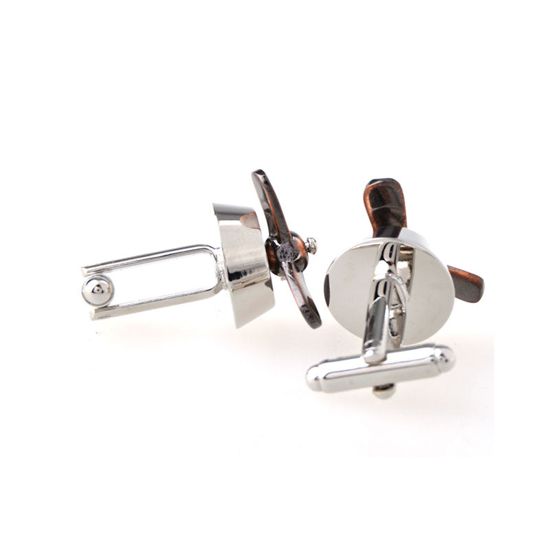 Plain Colour Metal Cufflinks