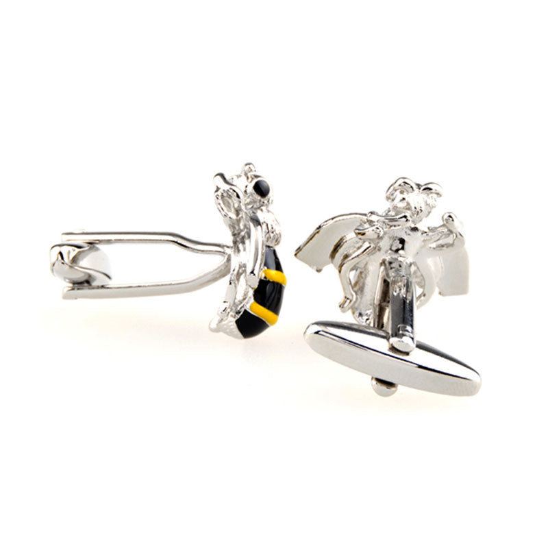 Animals Plants Enamel Dropping Glue Cufflinks