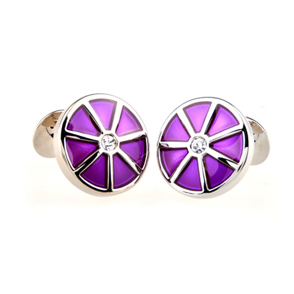 Enamel Dropping Glue Cufflinks