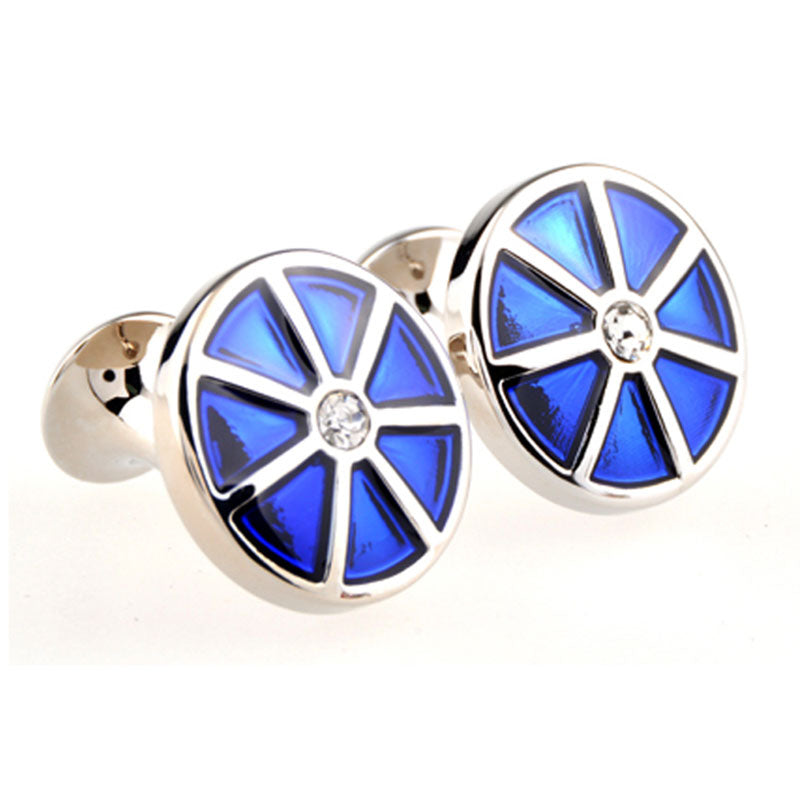 Enamel Dropping Glue Cufflinks