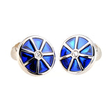 Enamel Dropping Glue Cufflinks