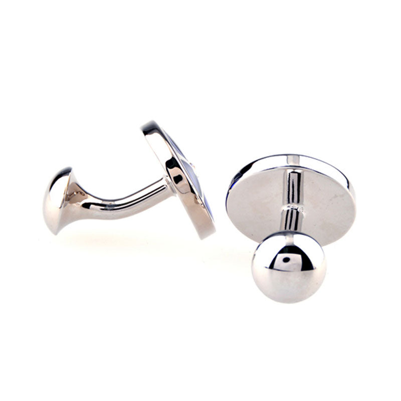 Enamel Dropping Glue Cufflinks
