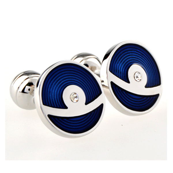 Enamel Dropping Glue Cufflinks