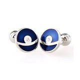 Enamel Dropping Glue Cufflinks