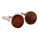 Natural Solid Wood Cufflinks